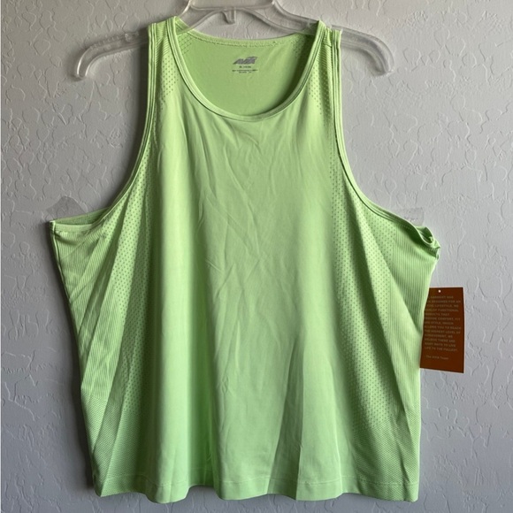 XL (16-18) Avia Women's Perf Athletic Sleeveless Green Tank Top - Picture 1 of 6